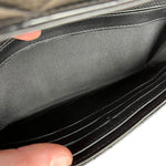 Chanel Black Patent Leather Wallet on Chain 2014