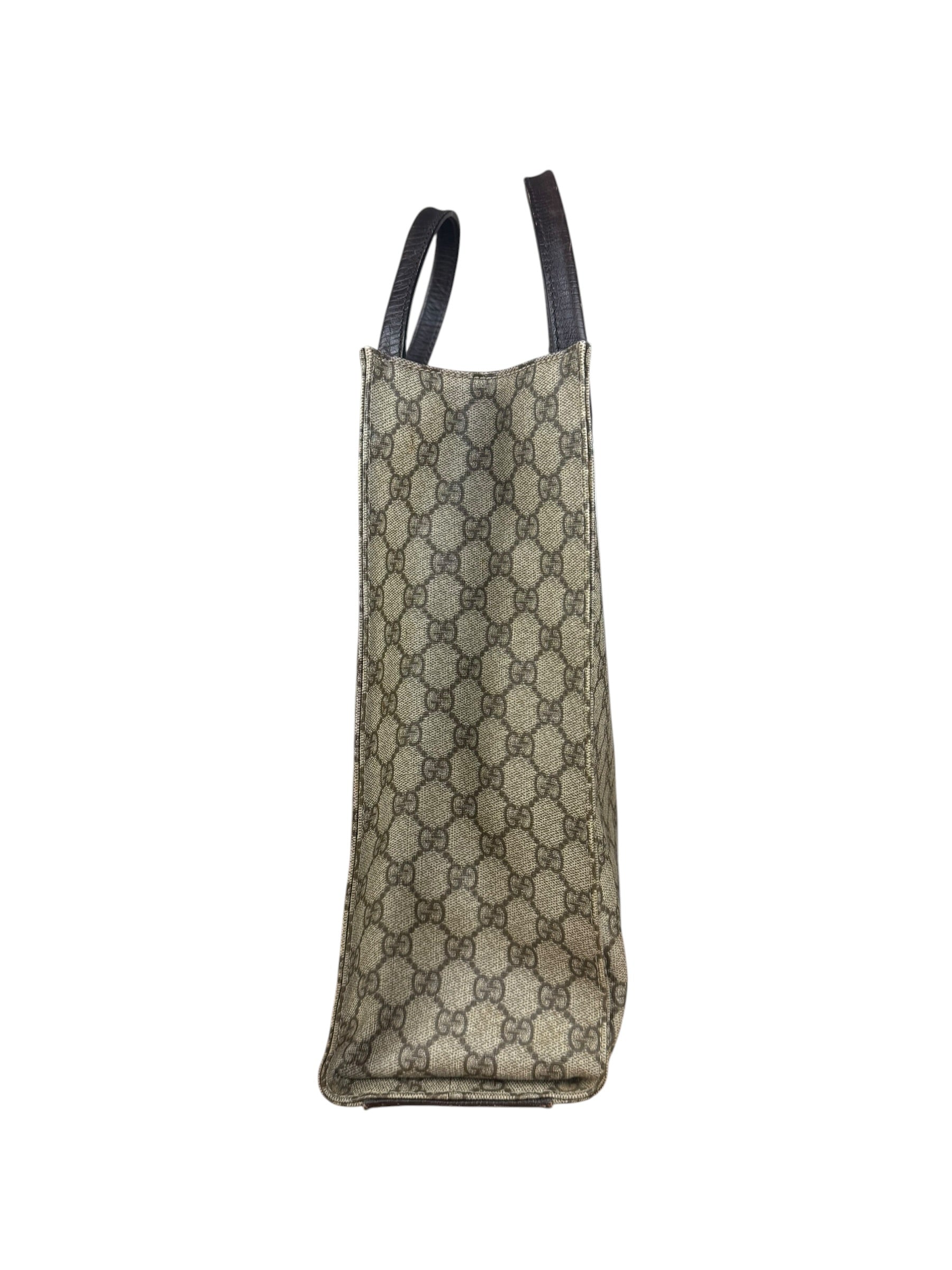 Gucci GG Coated Canvas Top Handle Tote