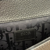 Christian Dior Black Leather Gallup Mini Shoulder Bag
