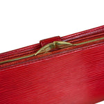 Louis Vuitton Vintage Red Epi Leather Agenda Cover Pochette
