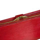 Louis Vuitton Vintage Red Epi Leather Agenda Cover Pochette