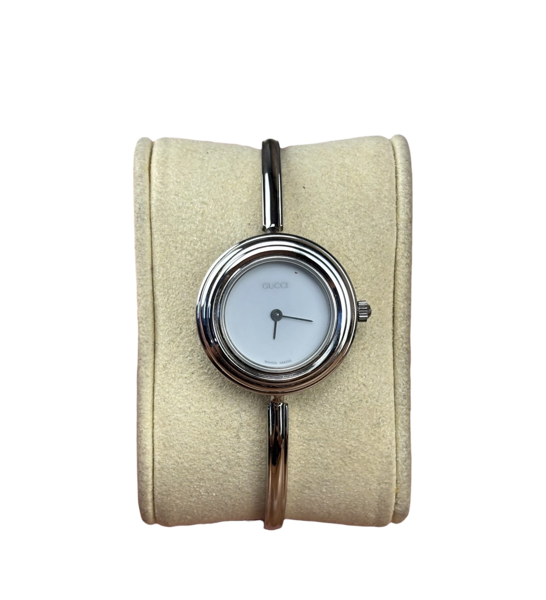 Gucci Stainless Steel Interchangeable Bezel Watch