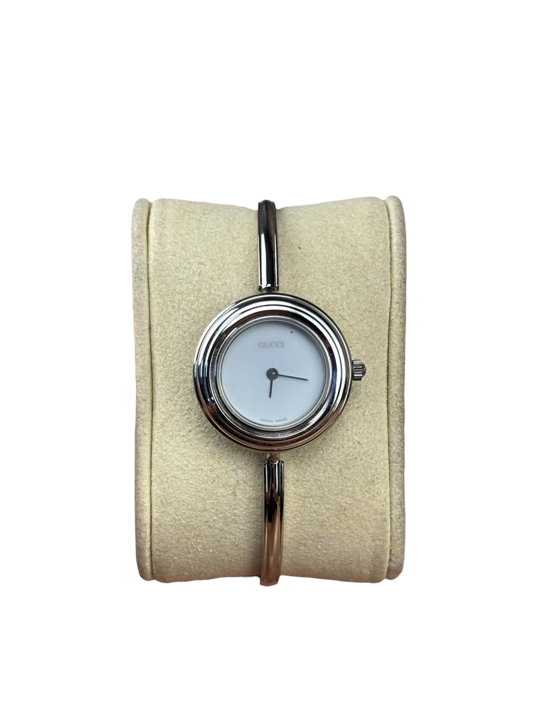 Gucci Stainless Steel Interchangeable Bezel Watch