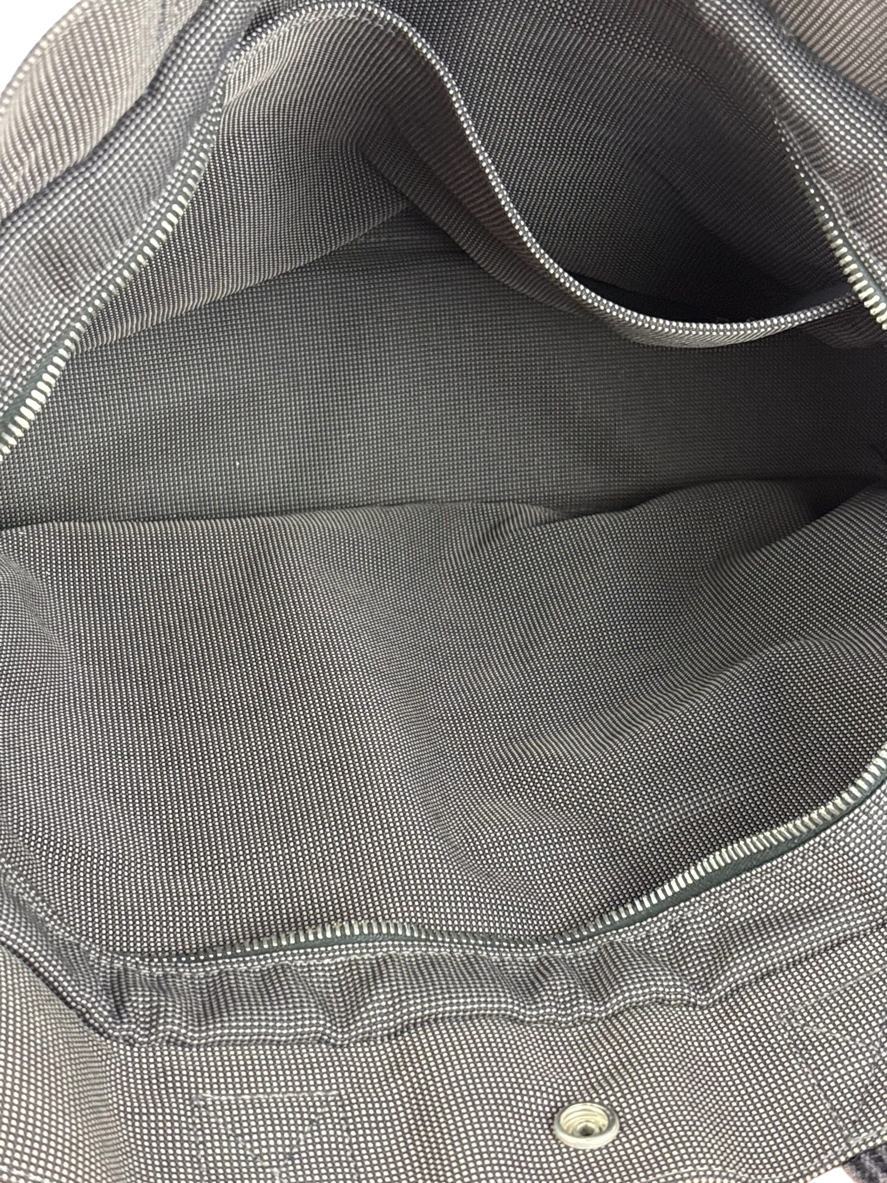 Hermes Grey Canvas Herline Tote Bag