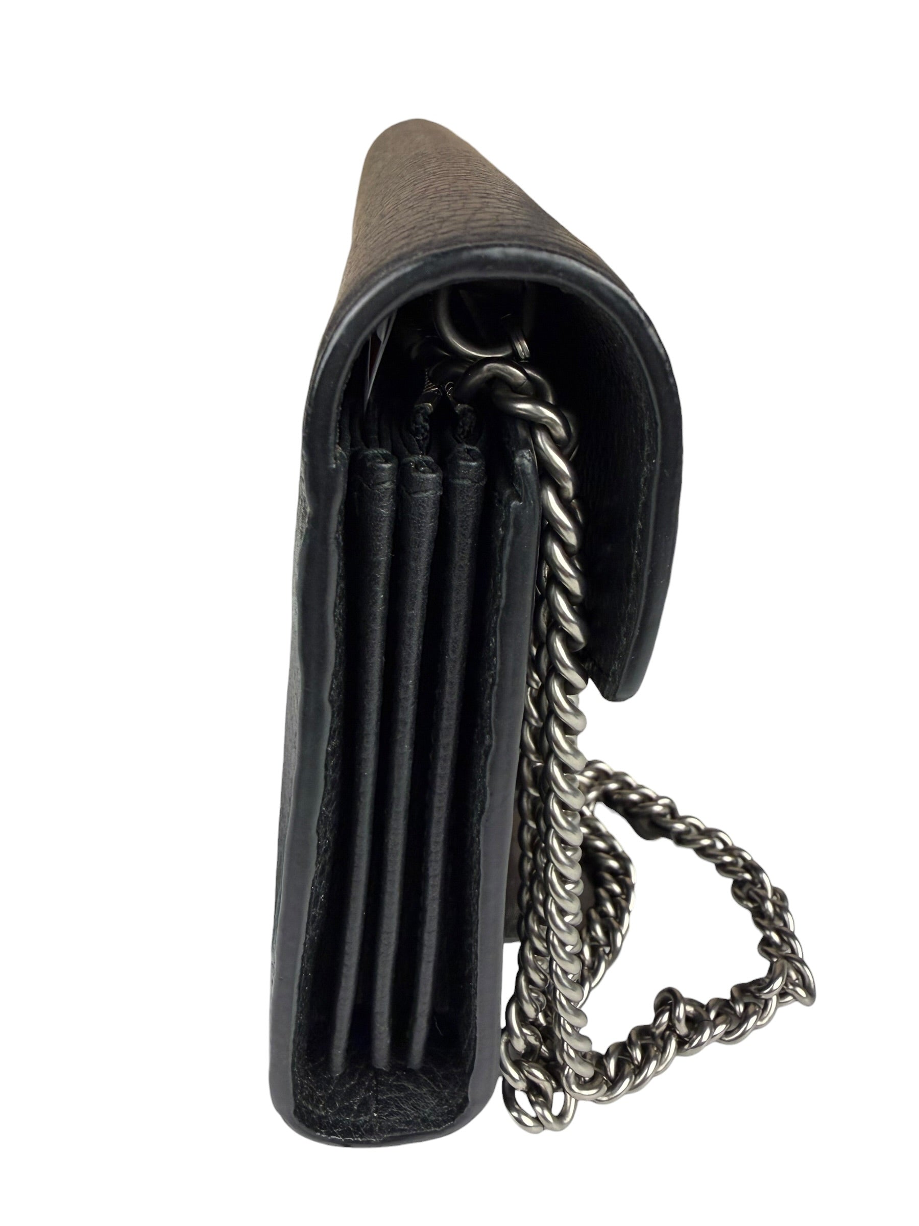 Gucci Black Dionysus Wallet On Chain