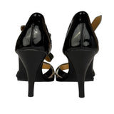 Hermes Sac Depeche Black Leather Heels