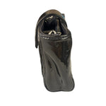 Chanel Navy Patent Leather Matelasse Chain Pouch 2013