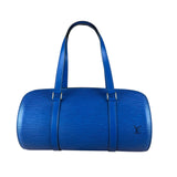 Louis Vuitton Blue Epi Soufflot Handbag