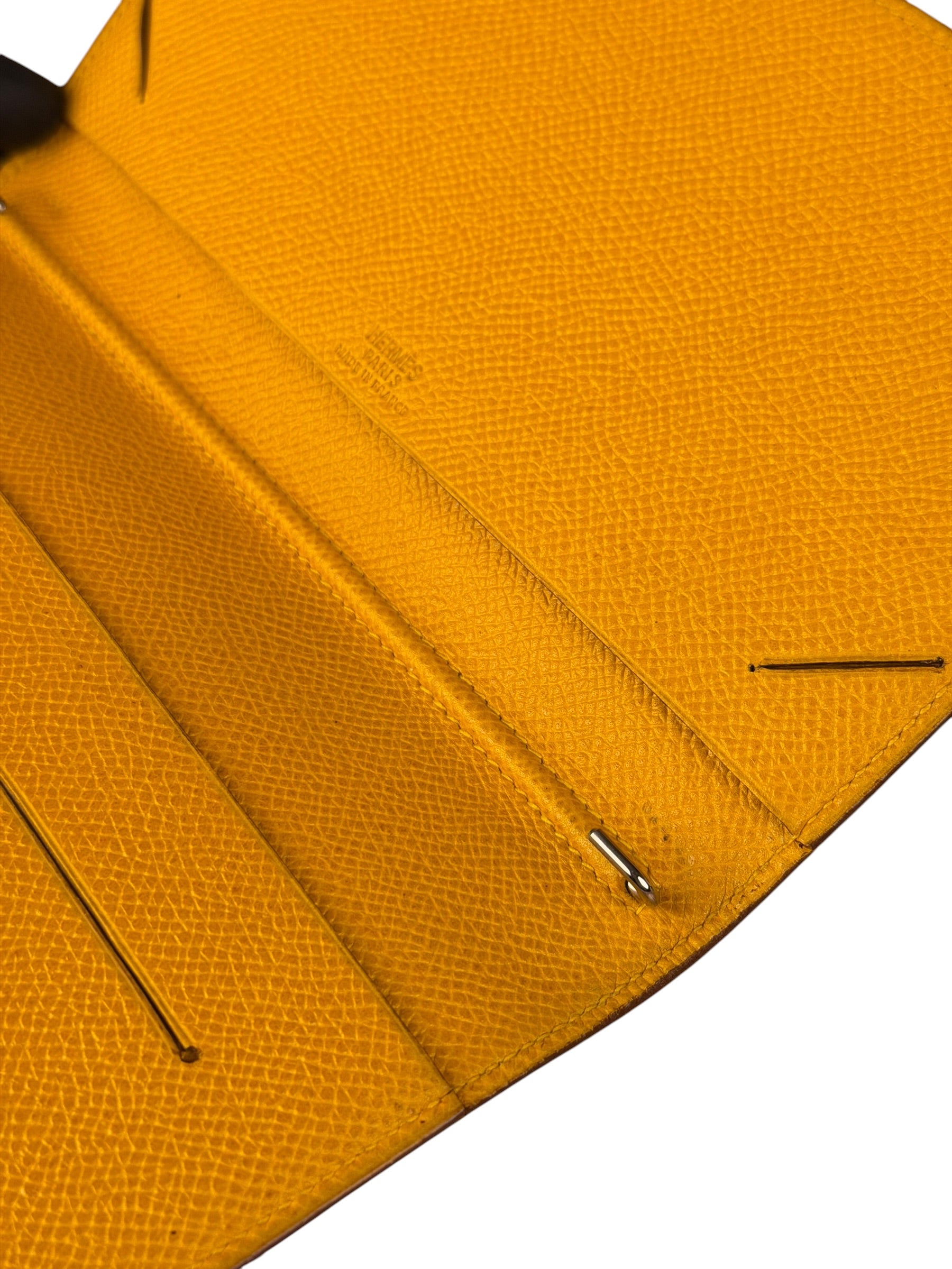 Hermes Yellow Leather Agenda Cover
