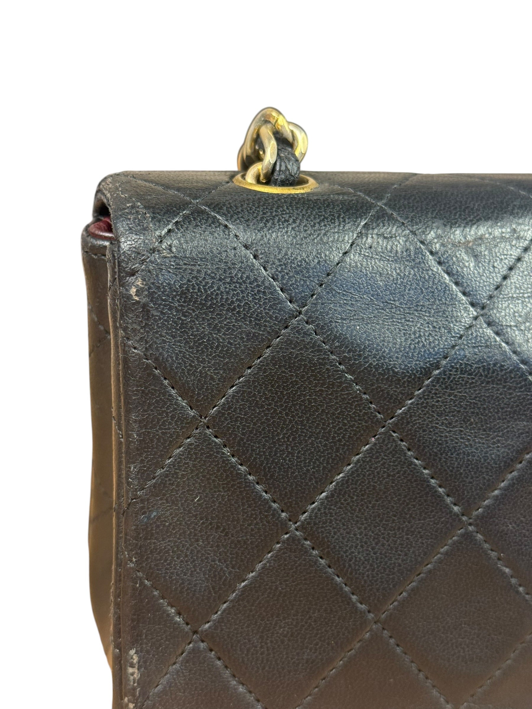 Chanel Black Quilted Leather Mini Flap Bag  2011