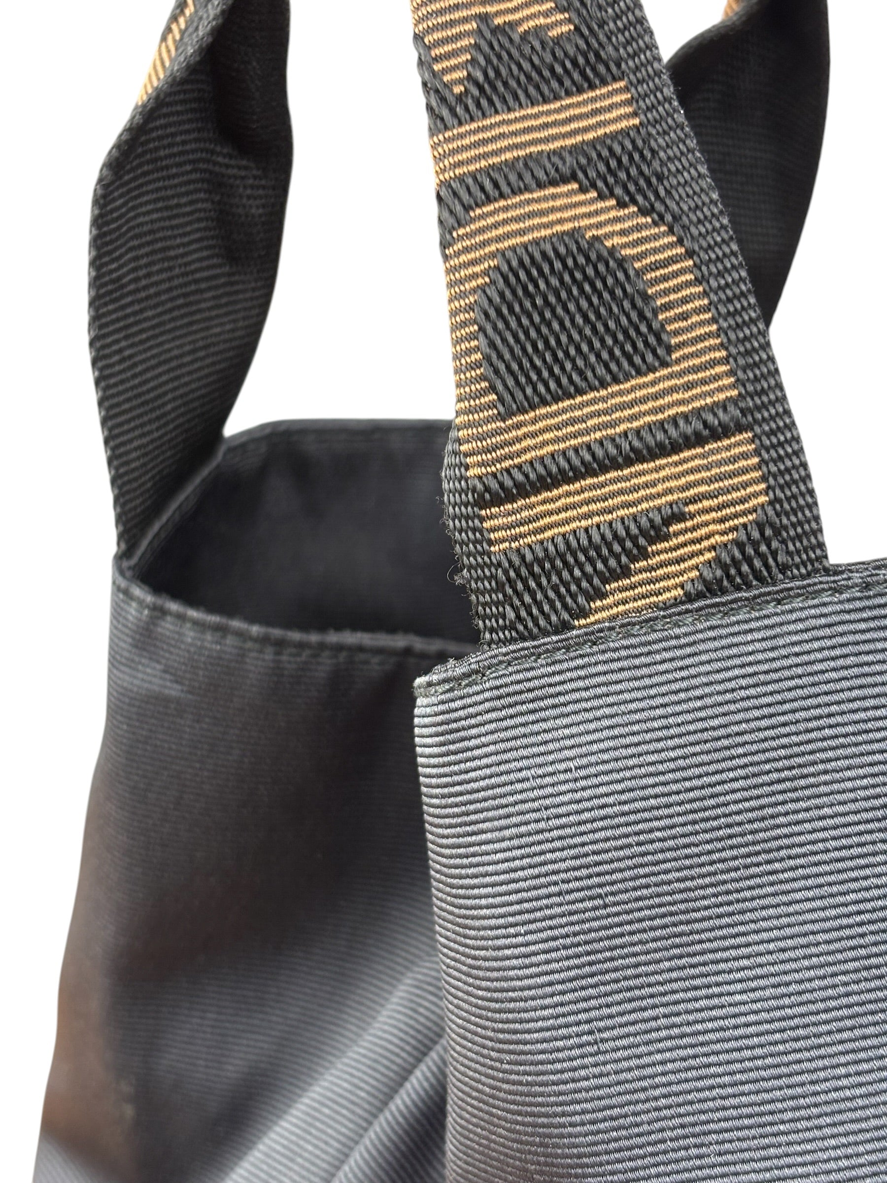 Fendi Black Nylon Tote Bag