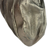 Bottega Veneta Metallic Pleated Shoulder Bag