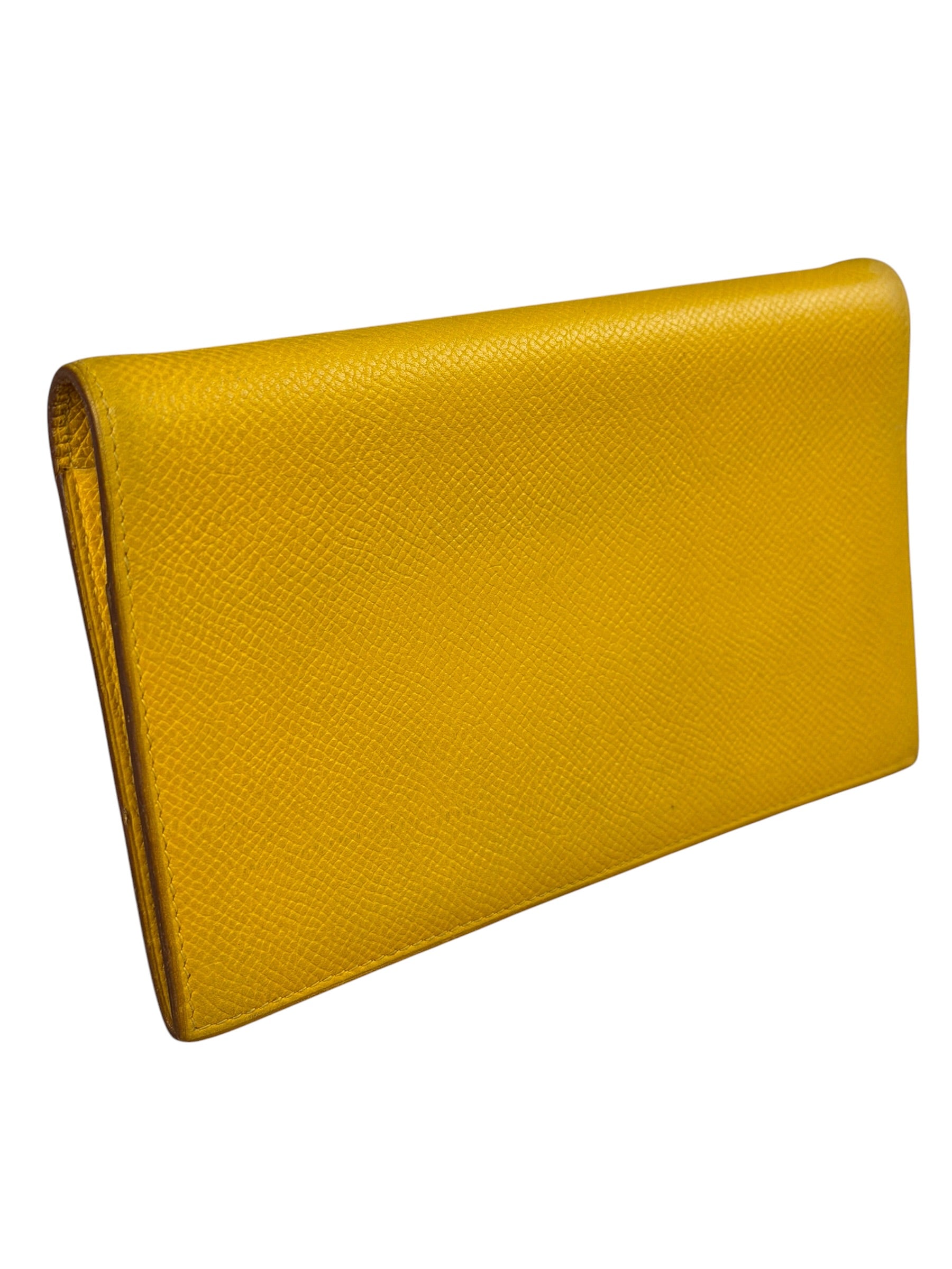 Hermes Yellow Leather Agenda Cover