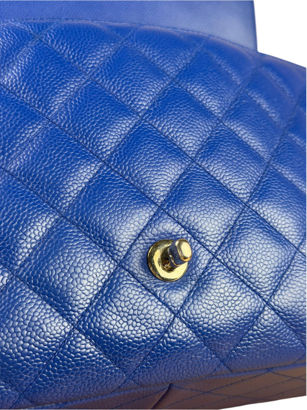 Chanel Royal Blue Caviar M Flap 2009