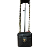 Chanel Lambskin Quilted Leather Cosmetic Bag