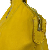Fendi Yellow Leather Shoulder Bag