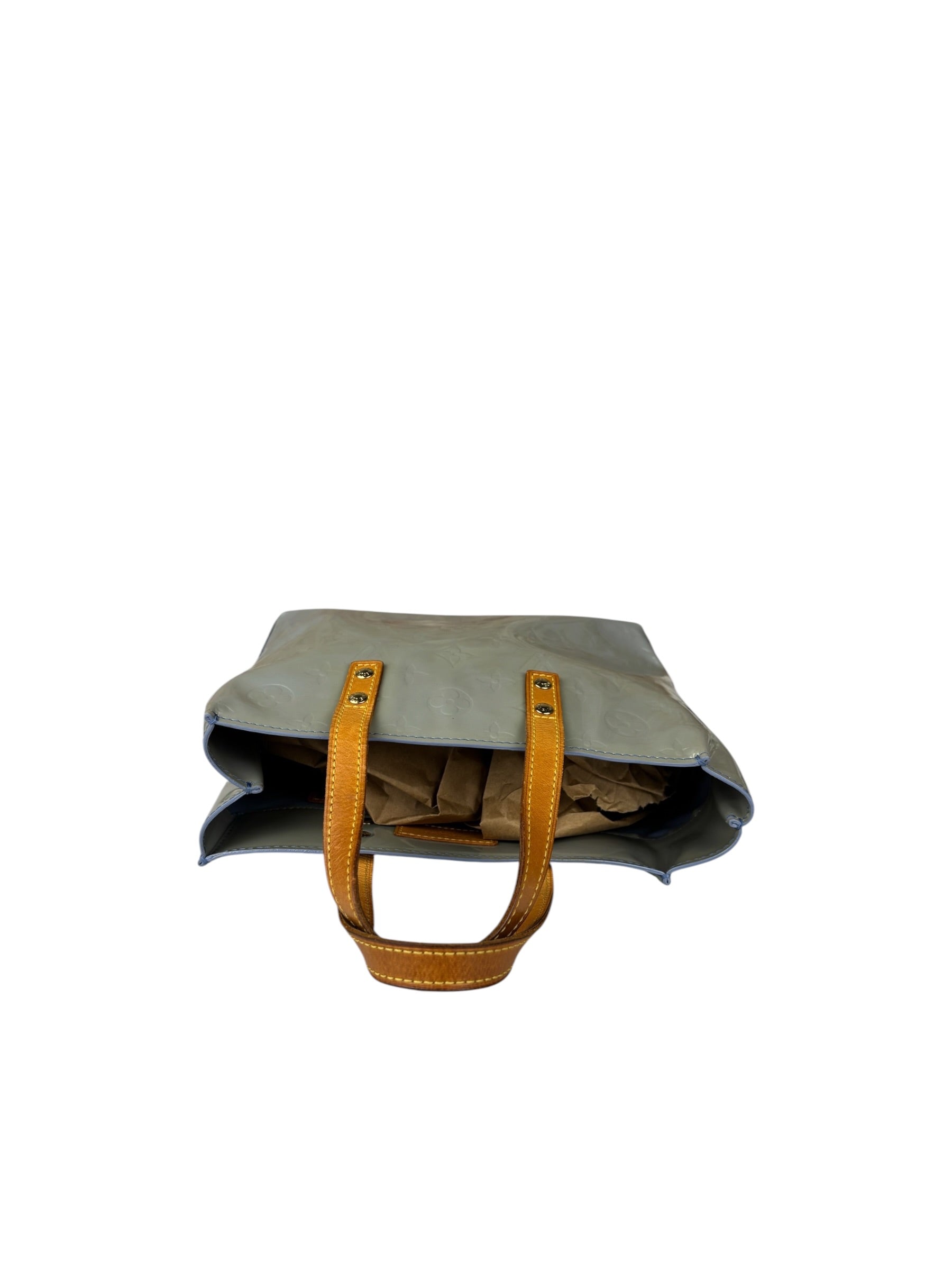 Louis Vuitton Vintage Blue/Lavender Leather Vernis Reade PM