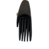 Versace Black Calfskin La Medusa Flap Card Holder