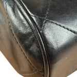 Chanel Black Quilted Leather CC Tassel Barrel Mini Chain Bag