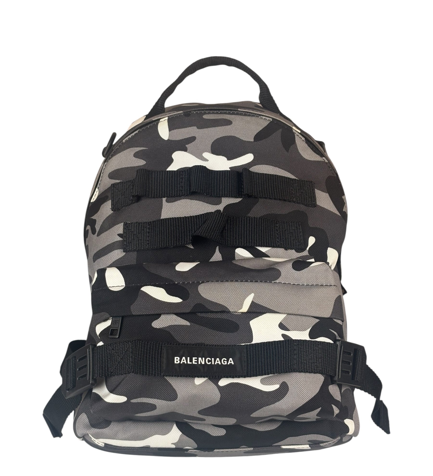 Balenciaga Army Multicarry Backpack White Camo