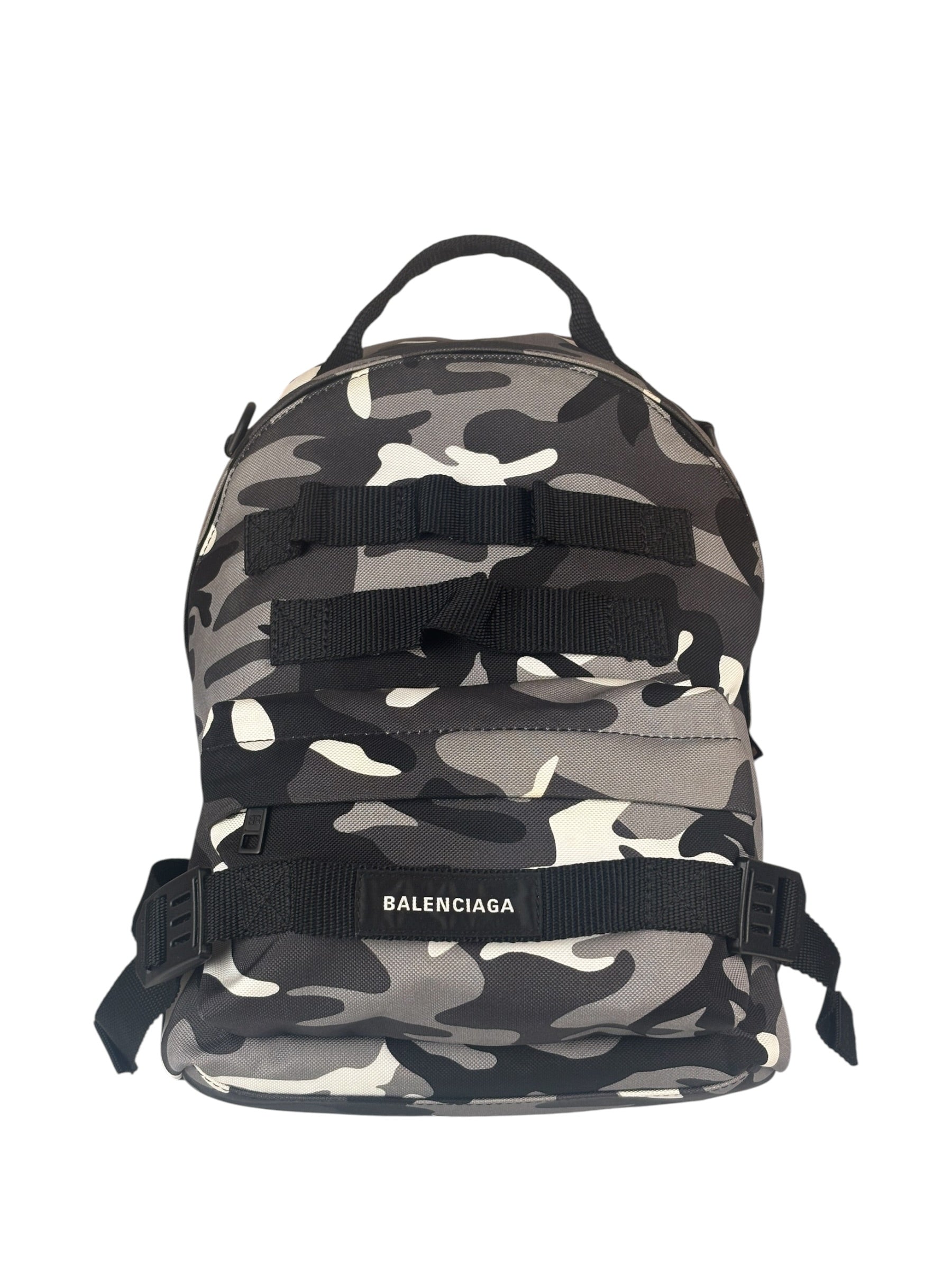 Balenciaga Army Multicarry Backpack White Camo