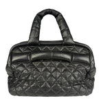 Chanel Black Caviar Quilted Coco Cocoon Bowler Bag 2009