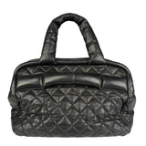 Chanel Black Caviar Quilted Coco Cocoon Bowler Bag 2009
