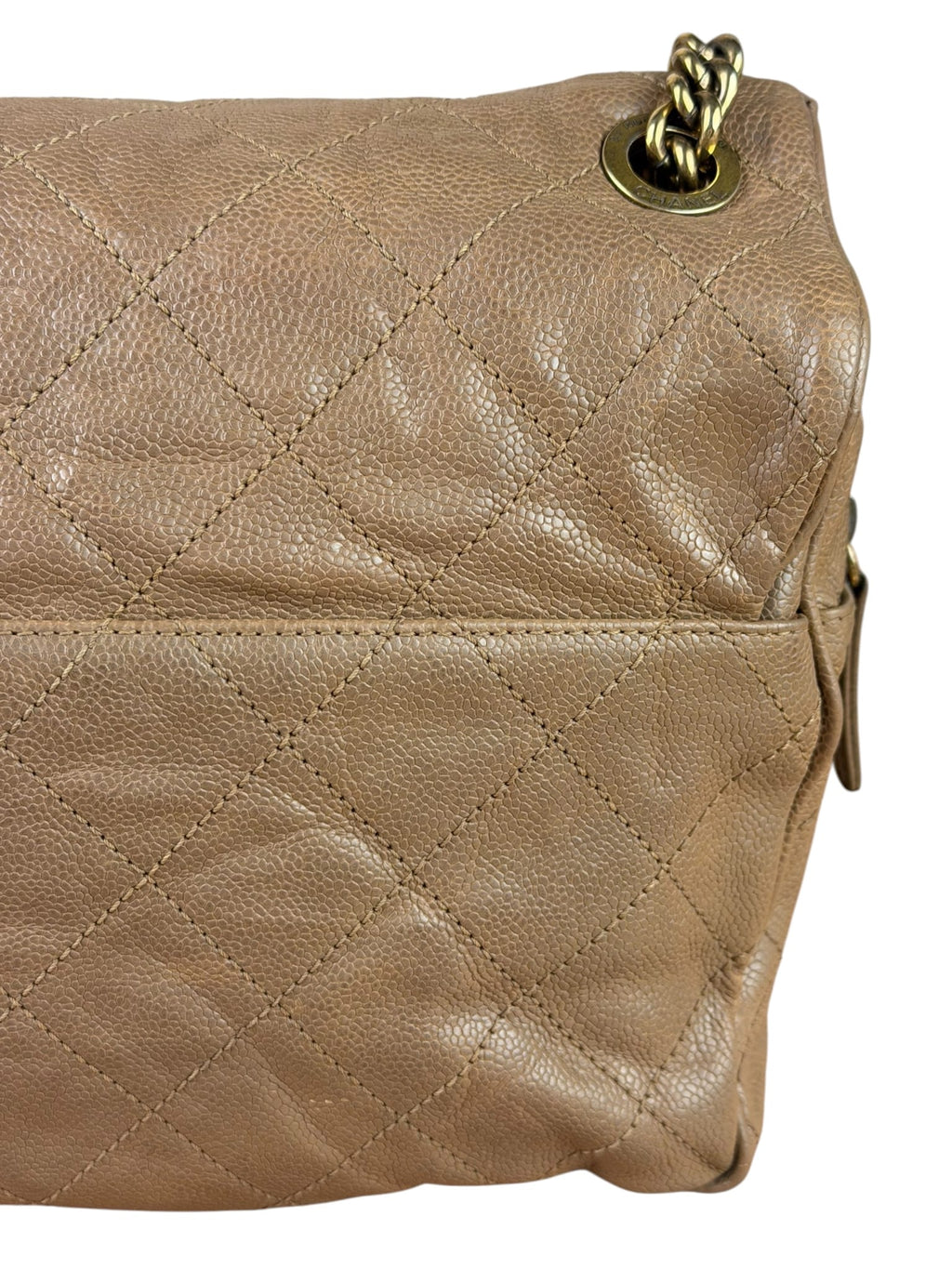 Chanel Brown Caviar Jumbo Easy Flap 2012