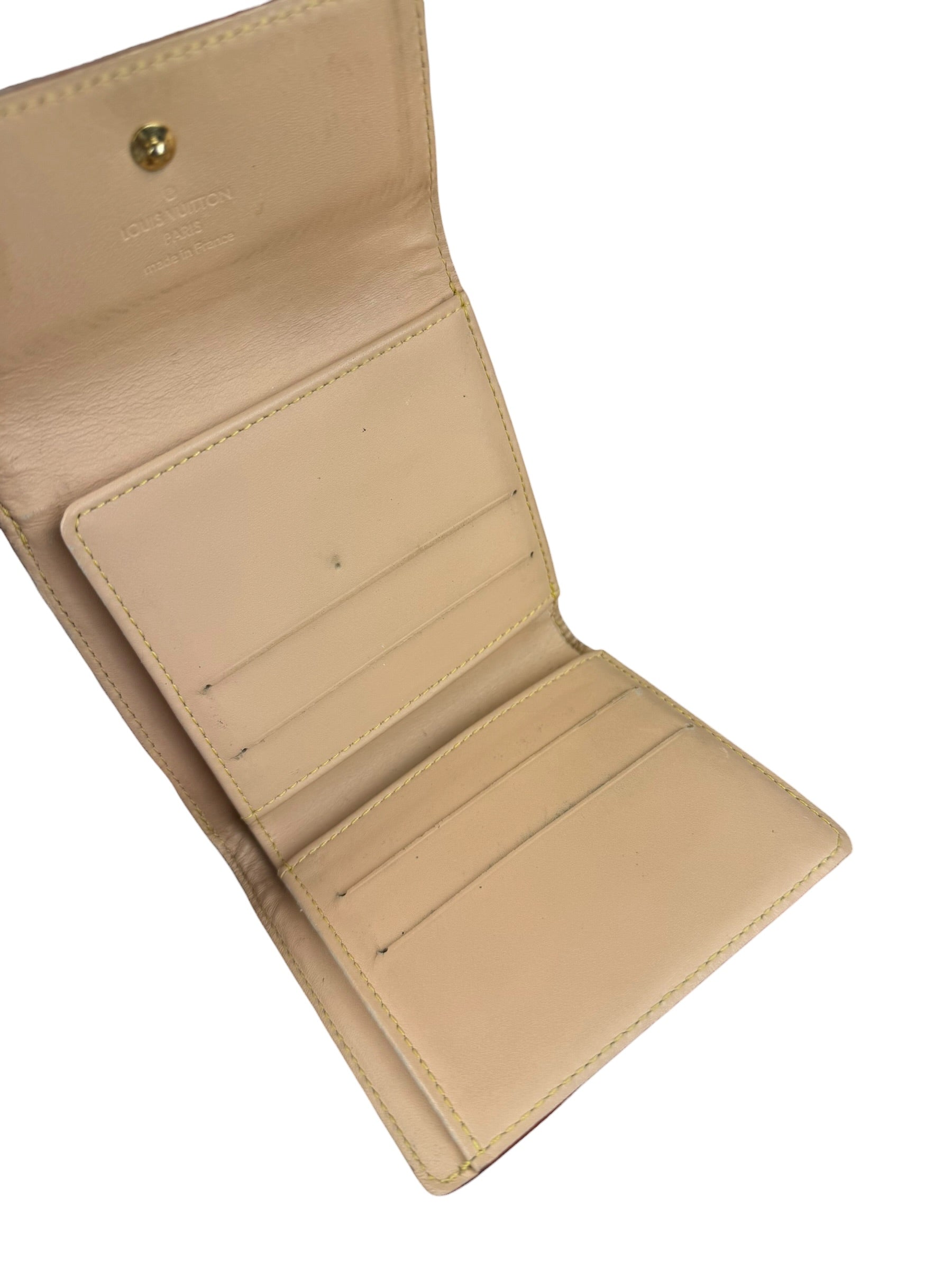 Louis Vuitton White Murakami Compact Wallet