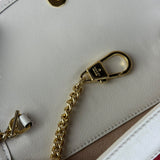 Gucci White Raja Mini Chain Shoulder Bag