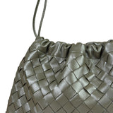 Bottega Veneta Olive Green Intrecciato Dustbag Pouch