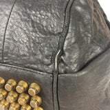 Alexander Wang Black Pebbled Leather Rocco Satchel