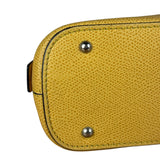 Celine Yellow Leather Dome 2Way Handbag