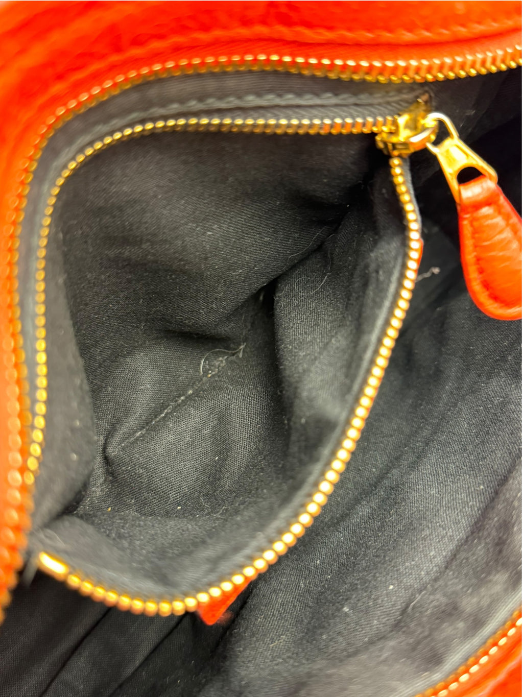 Balenciaga Red Leather Mini City Bag