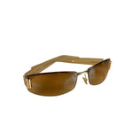 Gucci Vintage GG Web Tinted Sunglasses