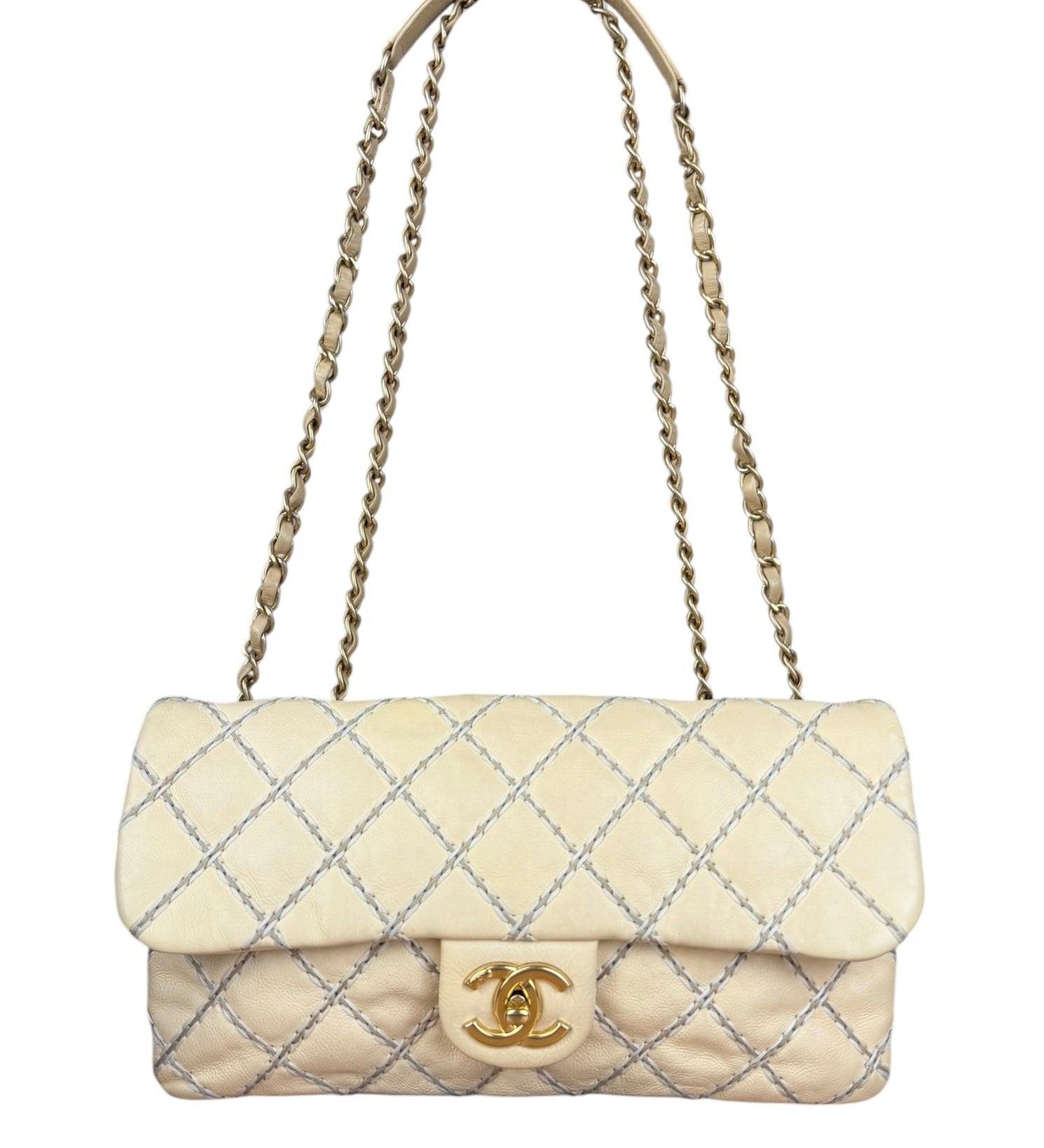 Chanel Beige Ultimate Stitch Flap 2014