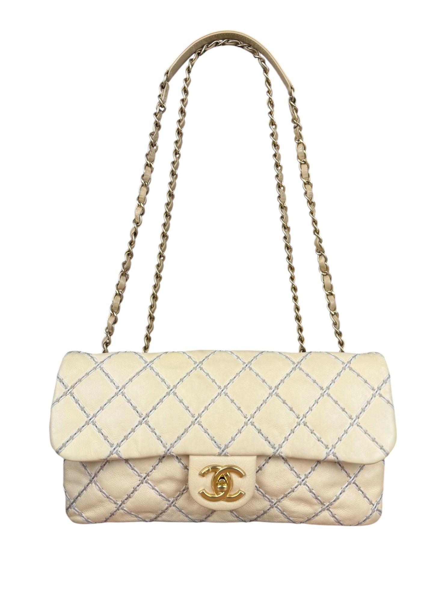 Chanel Beige Ultimate Stitch Flap 2014