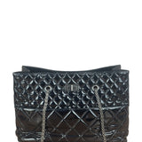 Chanel Black Patent Leather 2.55 Reissue Tote Bag 2010