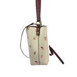 Coach Cream/Burgundy Small Town Bucket Bag