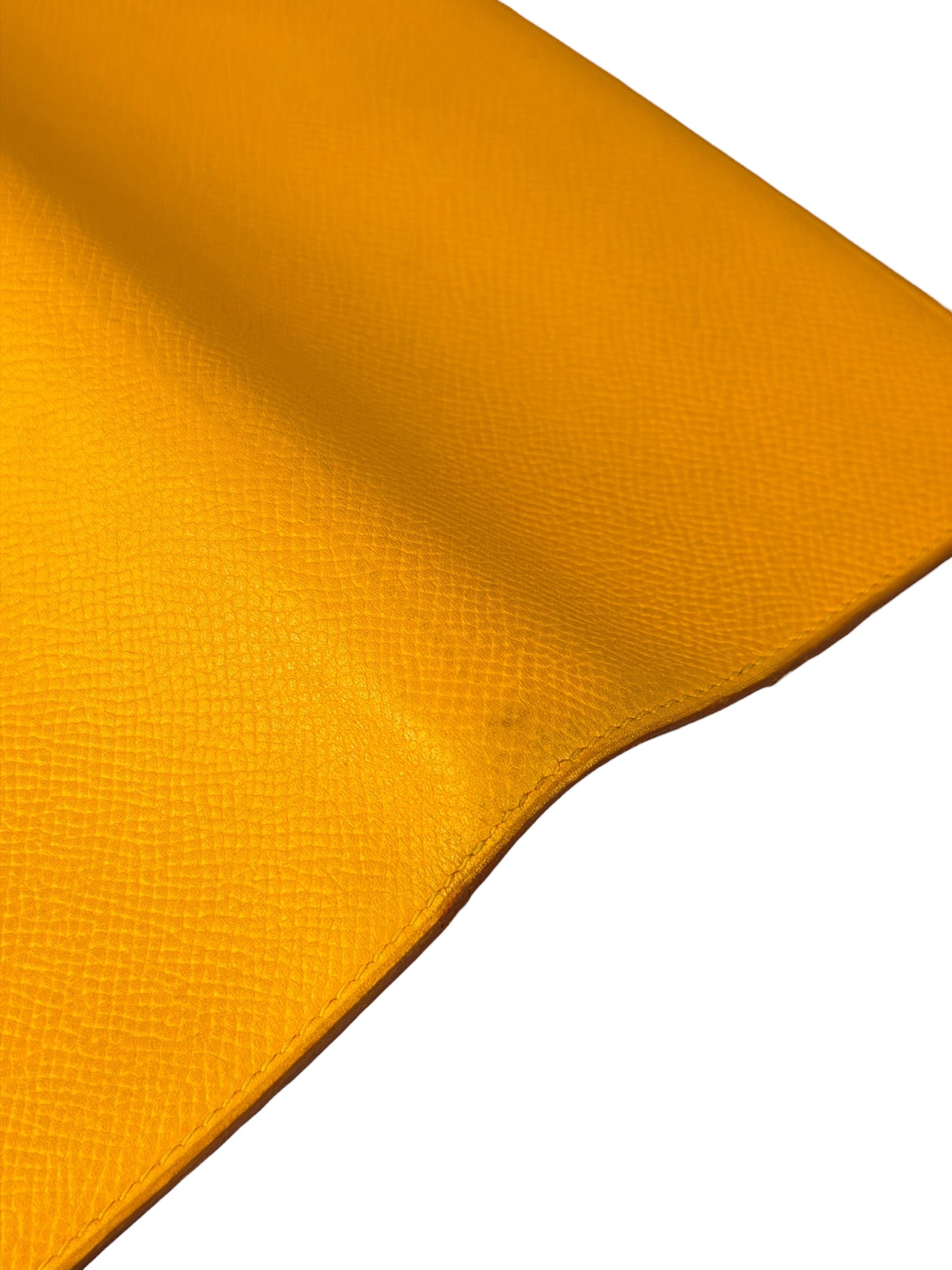 Hermes Yellow Leather Agenda Cover