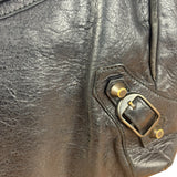 Balenciaga Vintage Black Leather Classic Sunday Tote Bag