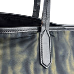 Prada Green/Black Nylon Tessuto Stampato Shoulder Bag