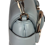 Gucci Blue Leather Horsebit Chain Shoulder Bag