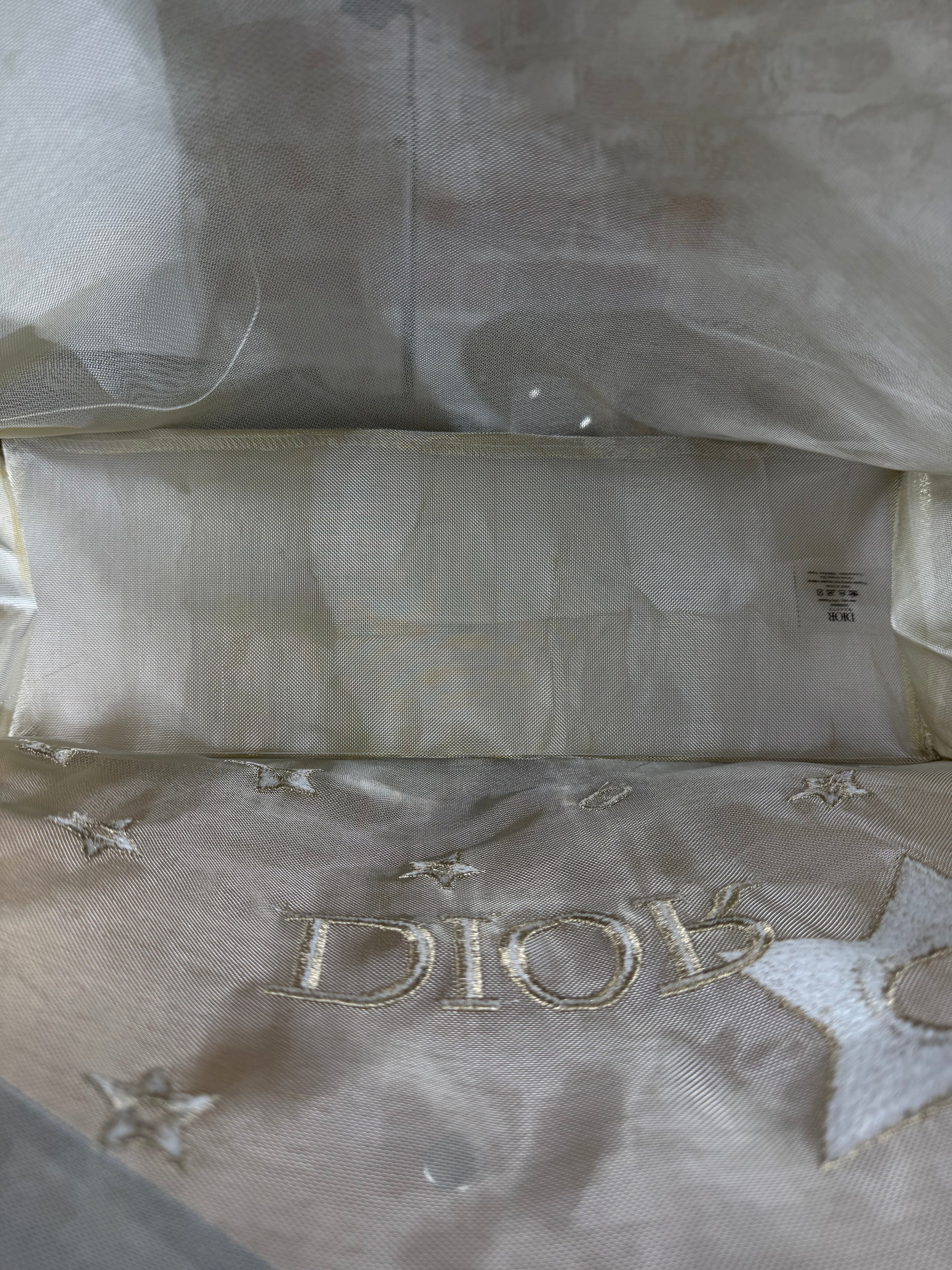Dior Beauty Mesh Gold Shoulder Tote