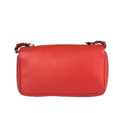 Fendi Coral Pink Leather Mini Baguette