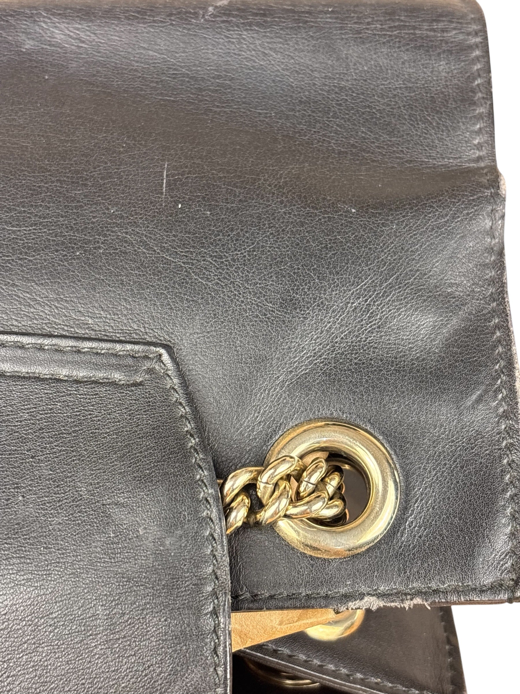 Gucci Black Emily Leather Shoulder Bag
