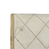 Chanel Beige Leather Trim Matelasse Mini Shoulder Bag 2009