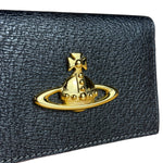 Vivienne Westwood Leather Orb Emblem Card Case