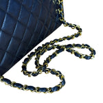 Chanel CC Black Classic Flap Bag 1988