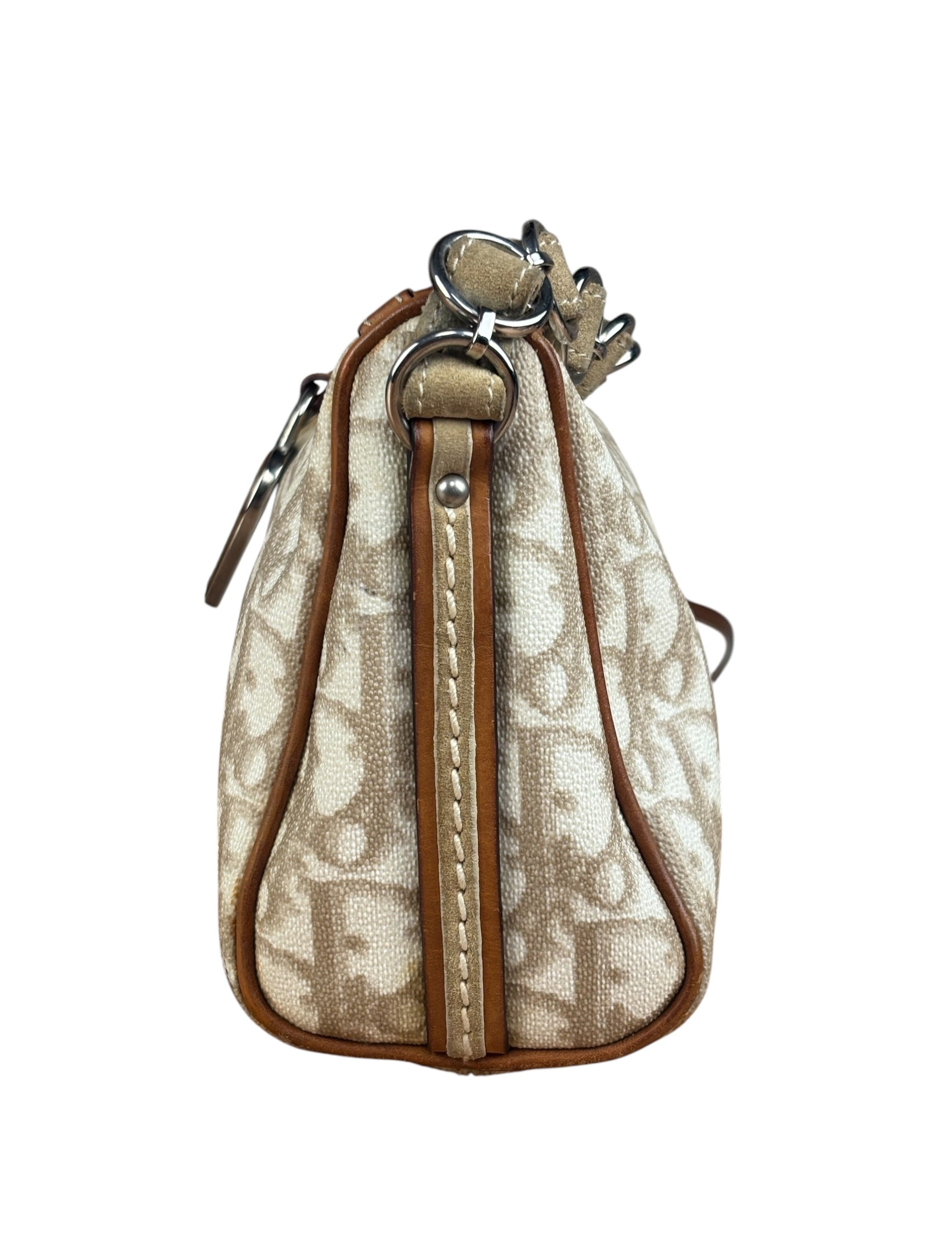 Christian Dior Vintage Trotter Romantique Baguette Shoulder Bag